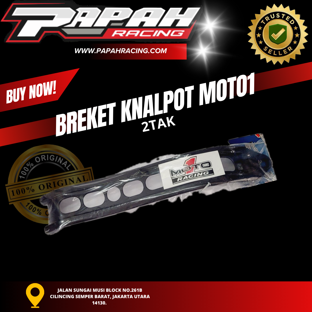 BREKET KNALPOT MOTO1 2TAK